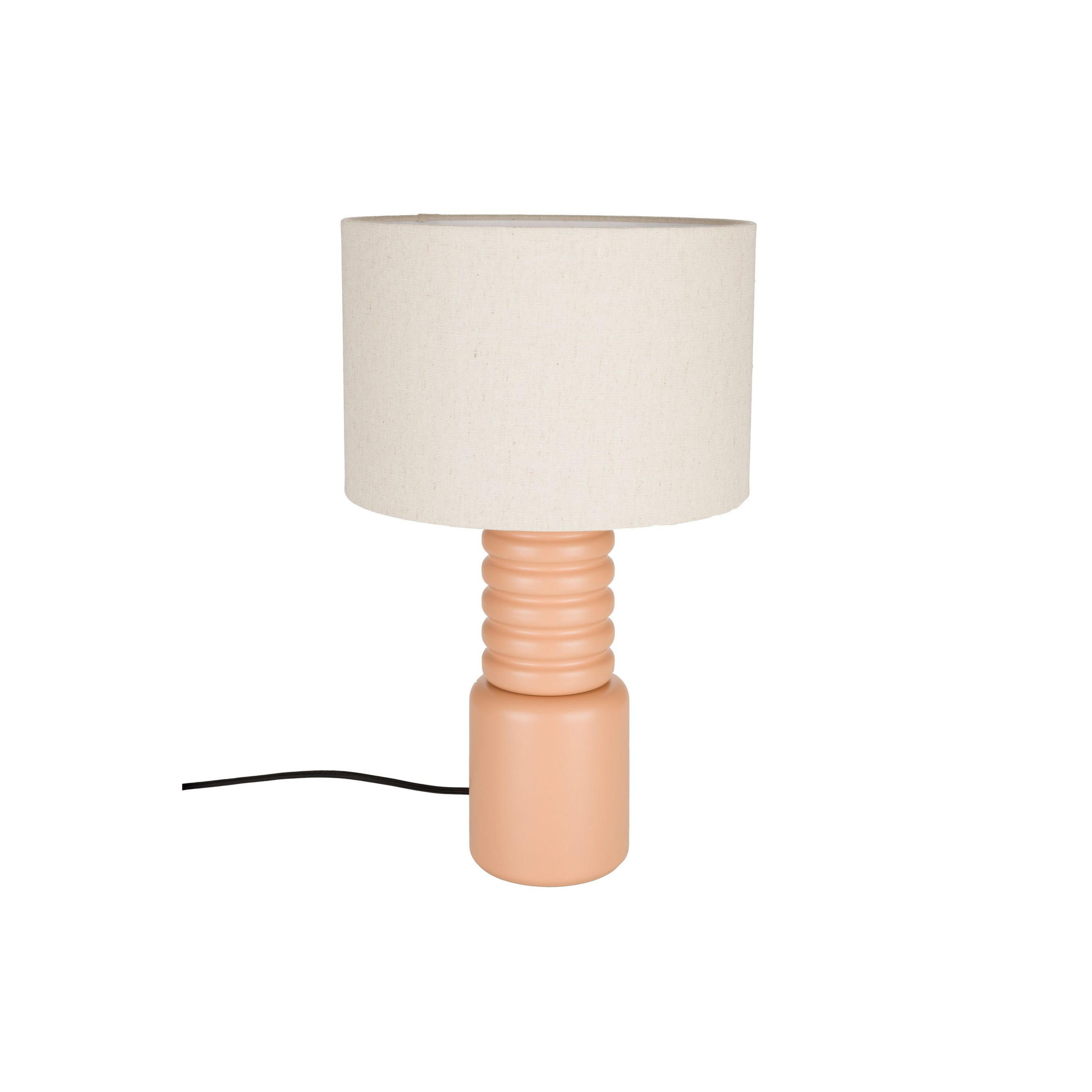 TISCHLAMPE Six Beige/ Toast Orange - Orange, Metall (30/30/50cm) - Zuiver
