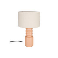 TISCHLAMPE Six Beige/ Toast Orange - Orange, Metall (30/30/50cm) - Zuiver