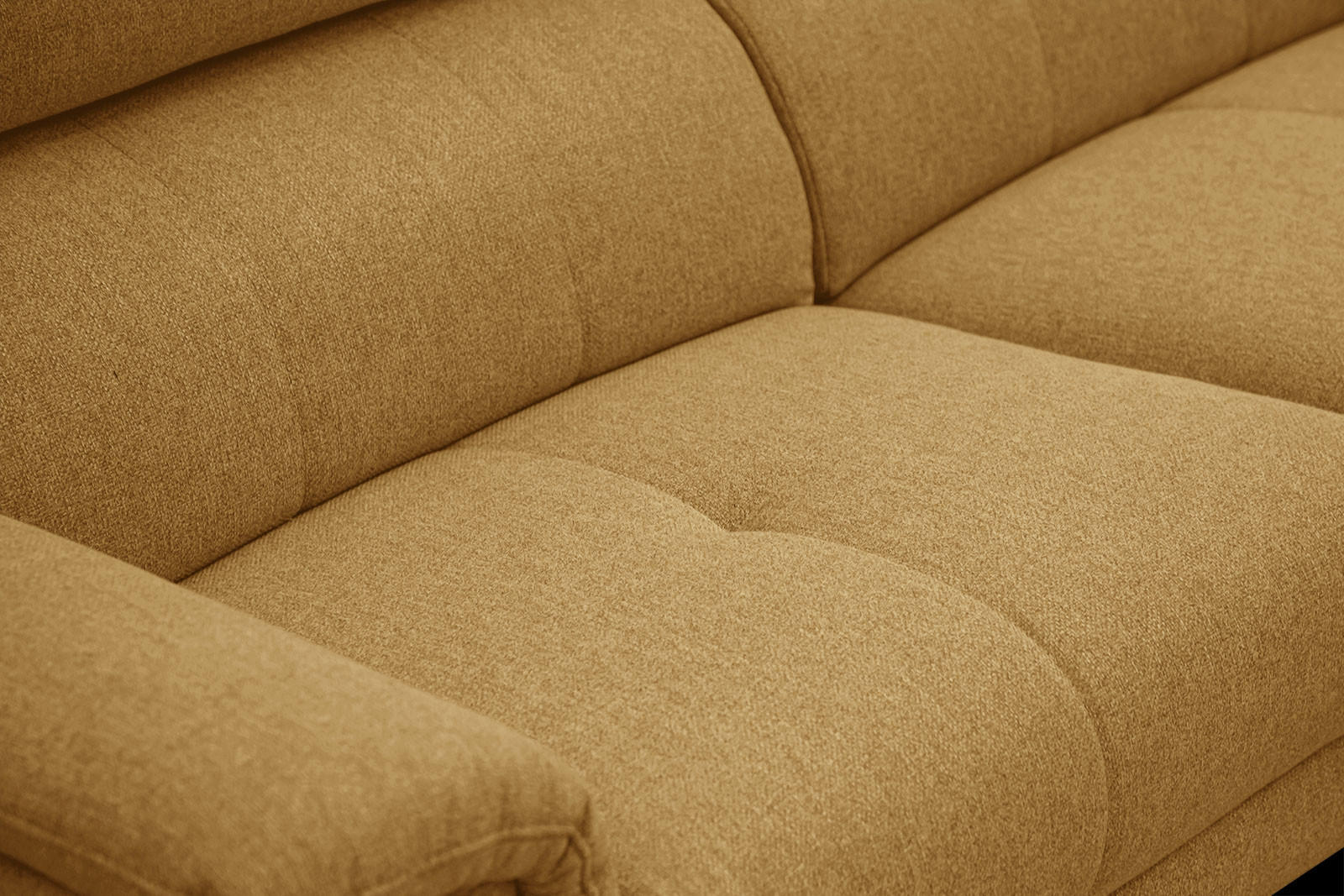 Thumbnail - Courtois Laville Relaxsofa, Dunkelgelb, Textil, Rechteckig, 212x82x103 cm, Wohnzimmer, Sofas & Couches, Sofas, Heimkino ...