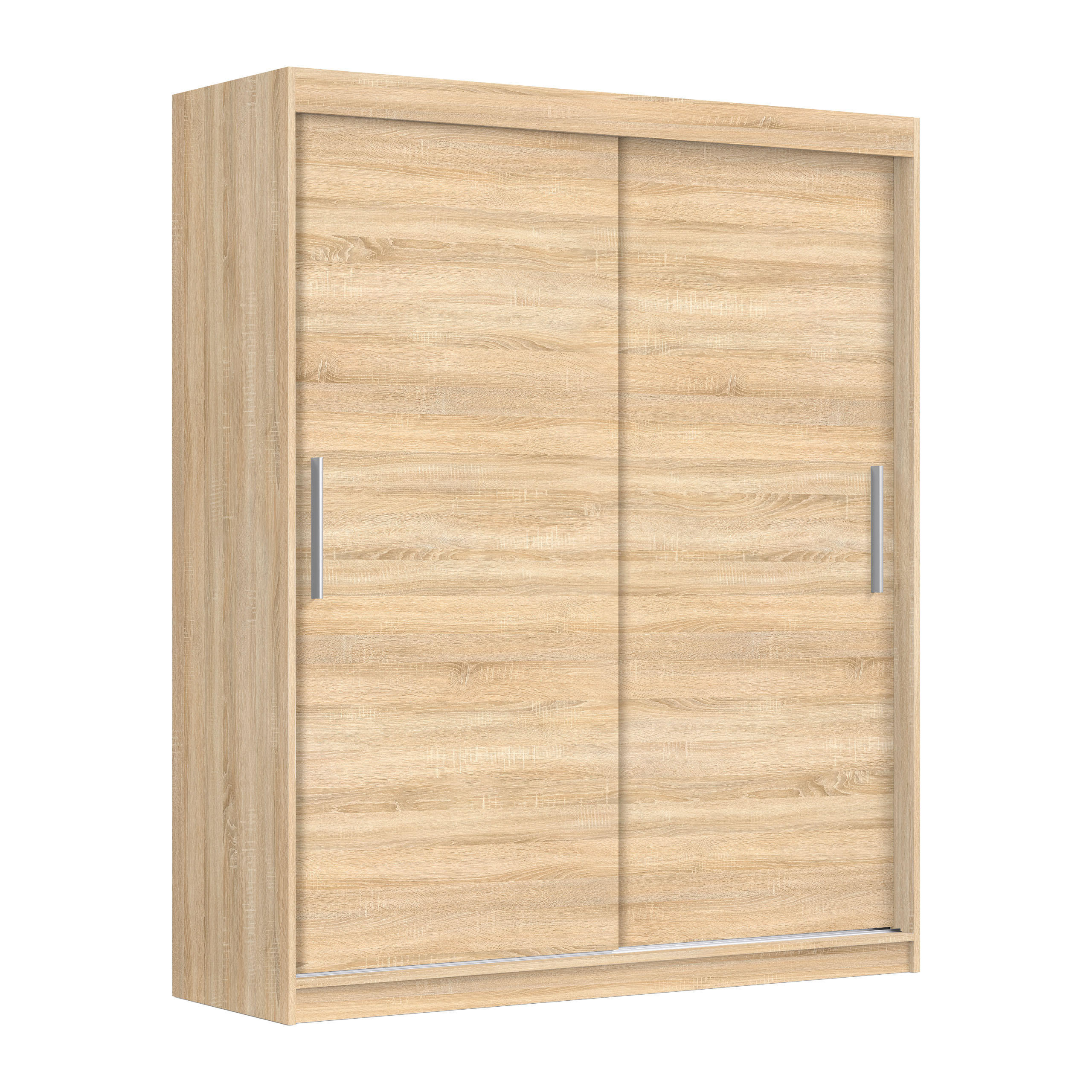 SCHWEBETÜRENSCHRANK VIVA 180/215,5/59cm 2-türig Sonoma Eiche - Sonoma Eiche, Holzwerkstoff (180/215.5/59cm) - MASSENO