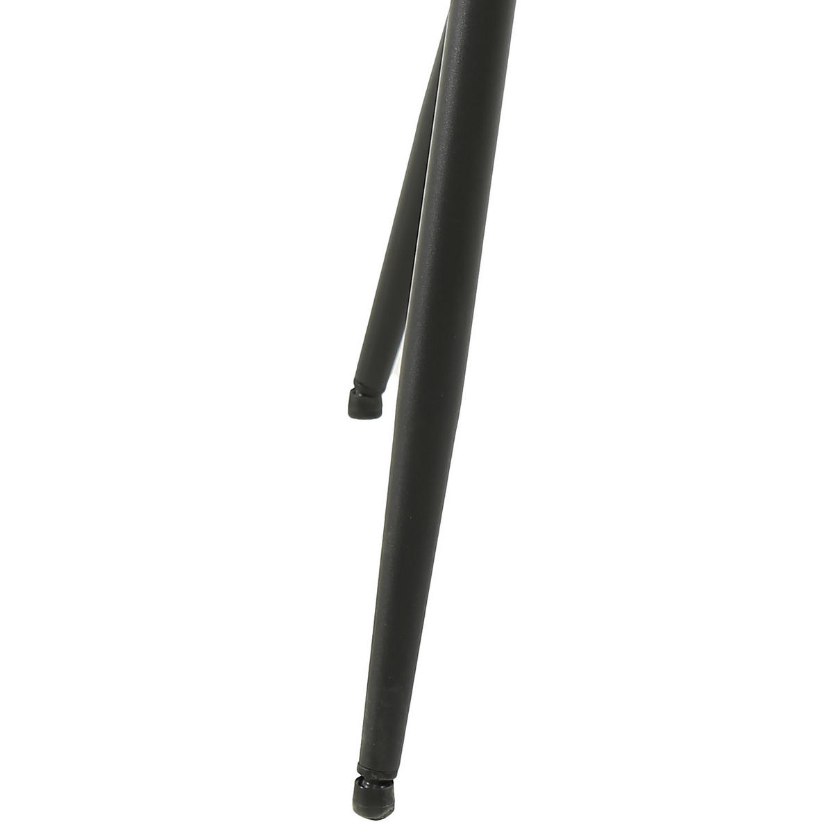POLSTERSTUHL - 4er-Set - Cord / Eisen - Schwarz/Cappuccino, Textil/Metall (47/91/60cm) - home24