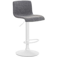 BARHOCKER Hover 84-104x39x36 cm hellgrau - Hellgrau, Textil (39/84/36cm) - furnicato