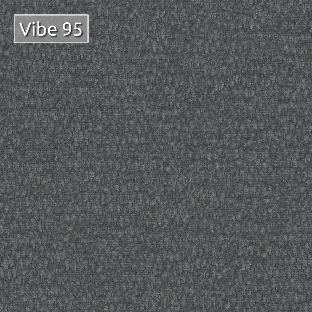 SCHLAFSOFA Fluffy - Dunkelgrau (Vibe 95) - Chromfarben/Dunkelgrau, Holz/Kunststoff (245/100/99cm) - Sofnet