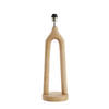 LAMPENFUSS Xitta Braun Ø20/55 cm - Braun, Holz (20/20/55cm) - Light & Living