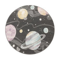 KINDERTEPPICH 120/120 cm Nino 888 - Anthrazit, Kunststoff (120/120cm) - Paco Home
