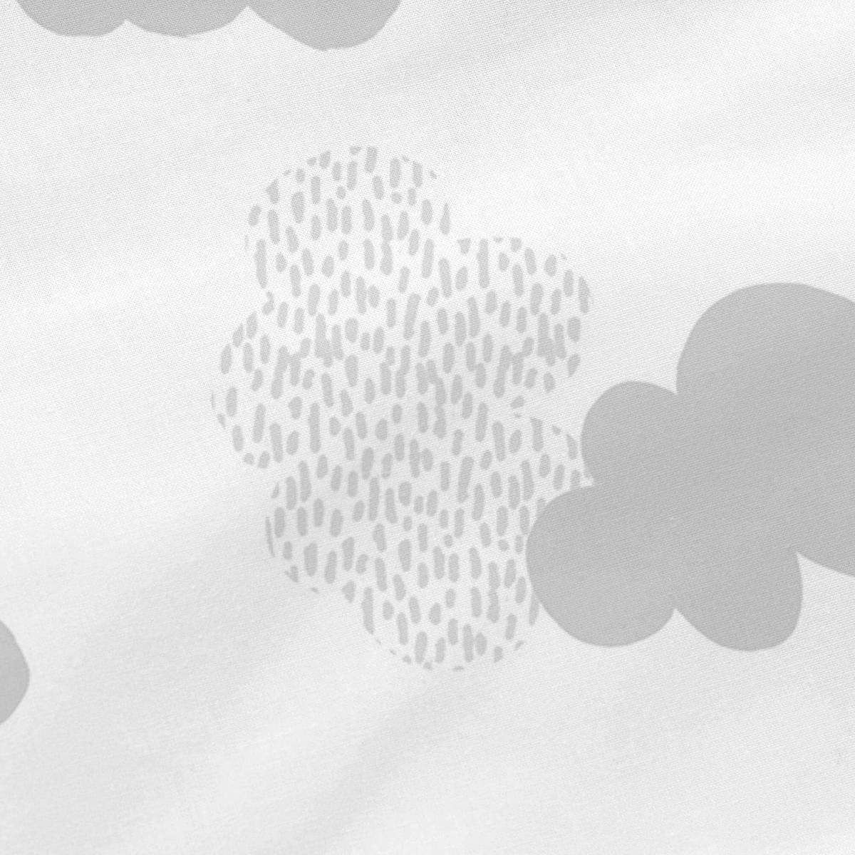 KISSEN clouds 50x50 cm grau - Grau, Textil (50/50cm) - Happy Friday