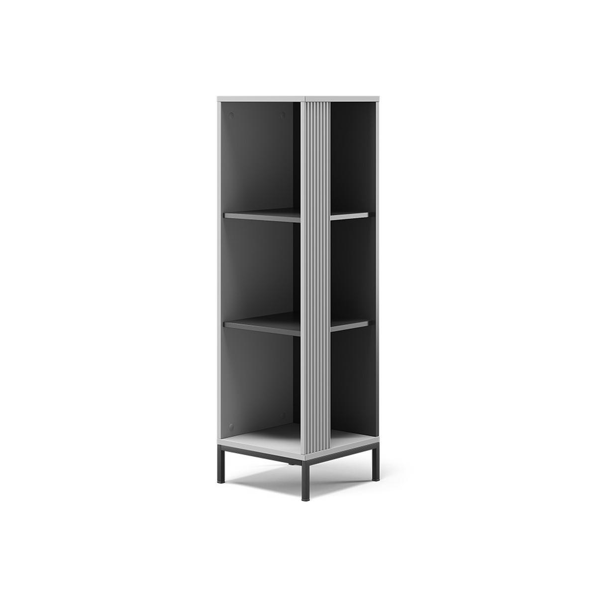 POLICE NA CD Eliza Šedá - šedá, kompozitní dřevo (36/120/36cm) - Vicco