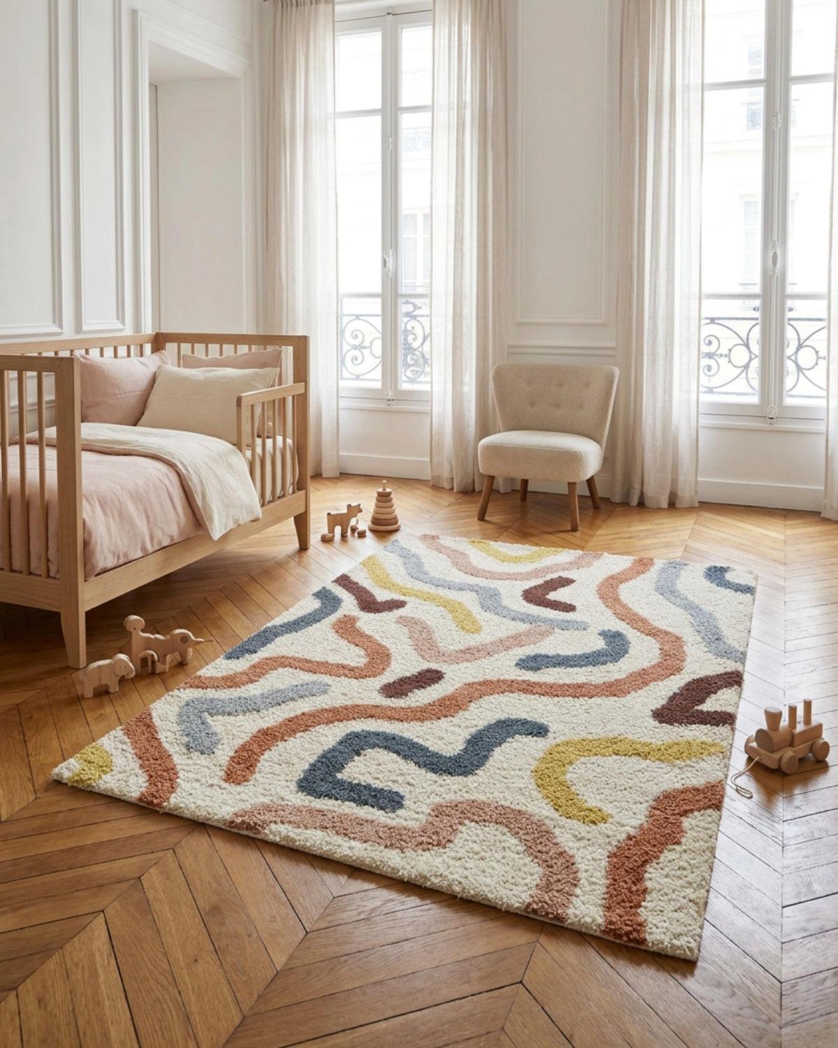 TEPPICH dicht bequem mehrfarbig - Multicolor, Textil (160/230cm) - AFK Living