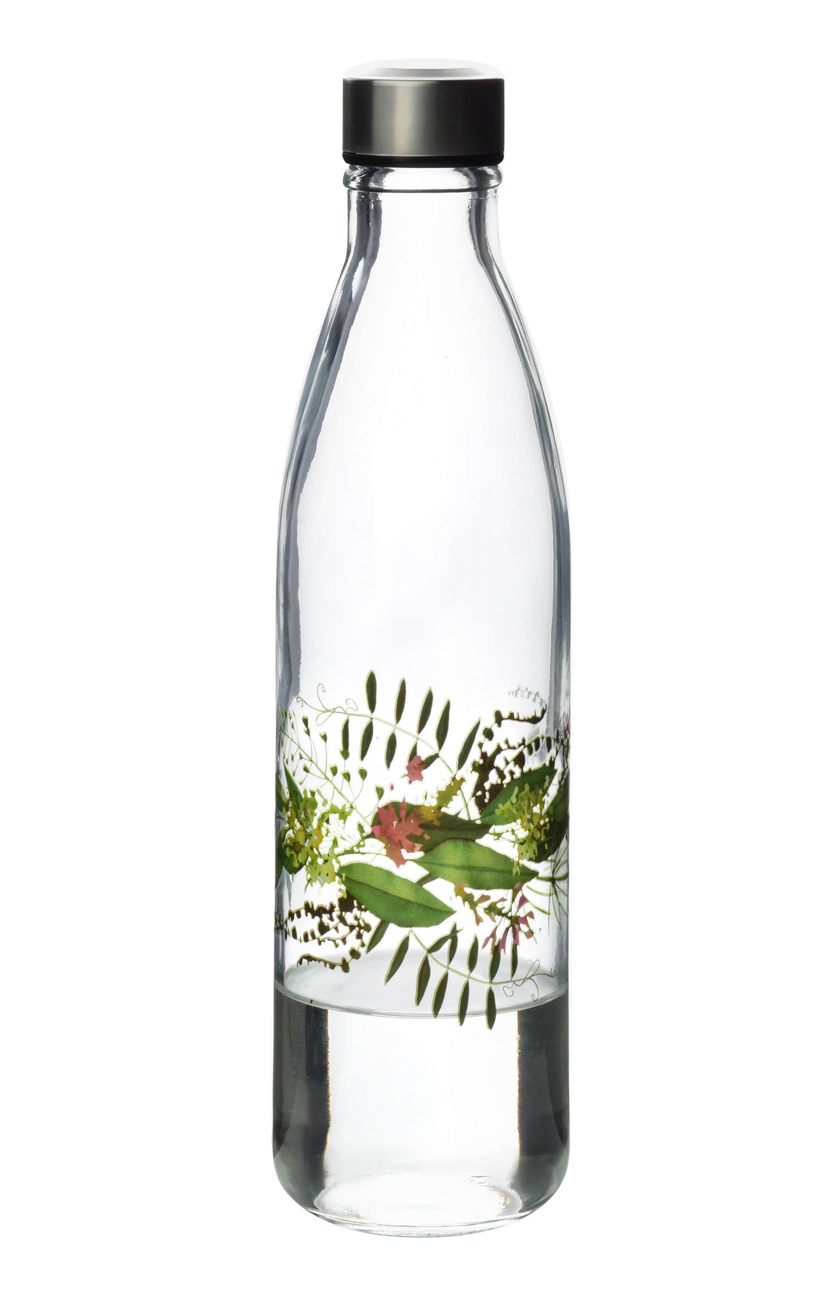 FLASCHE Hollie Idyllic Transparent 8/8/31 cm Glas - Transparent, Glas (1L) - Mondex