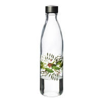FLASCHE Hollie Idyllic Transparent 8/8/31 cm Glas - Transparent, Glas (1L) - Mondex