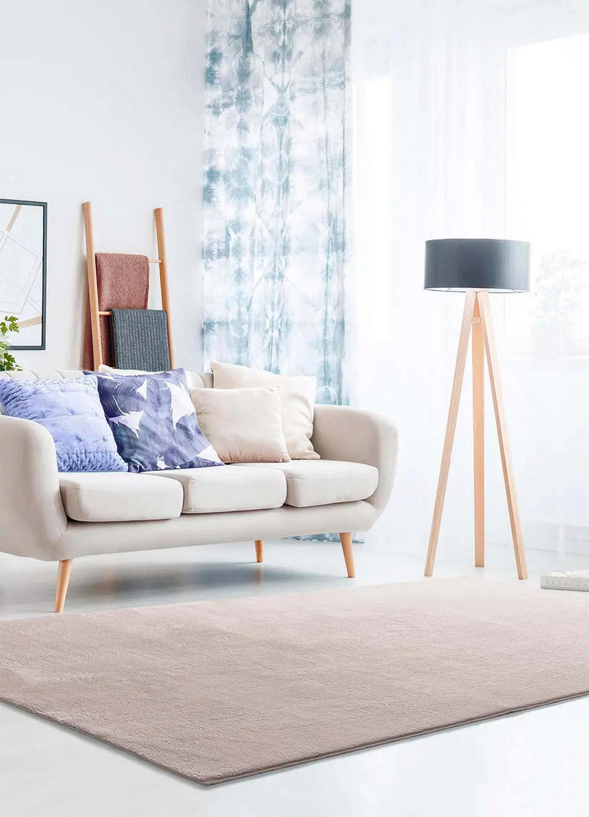 WEBTEPPICH waschbar Make-Up Loft 160/230 cm - Hellrosa, Textil (160/230cm) - Atticgo