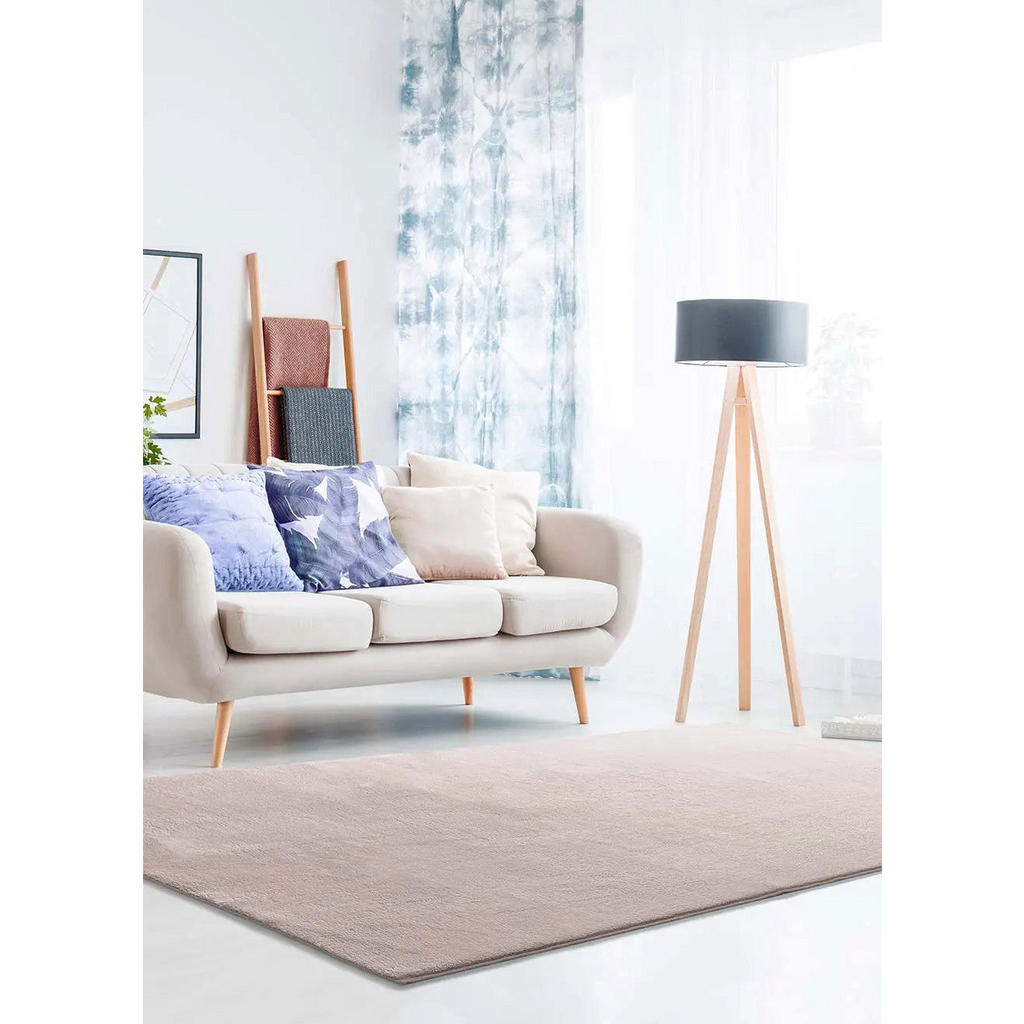 Thumbnail - Atticgo Webteppich, Hellrosa, Textil, Uni, Rechteckig, 140x200 cm, Oeko-Tex® Standard 100, antistatisch, in verschiedene...