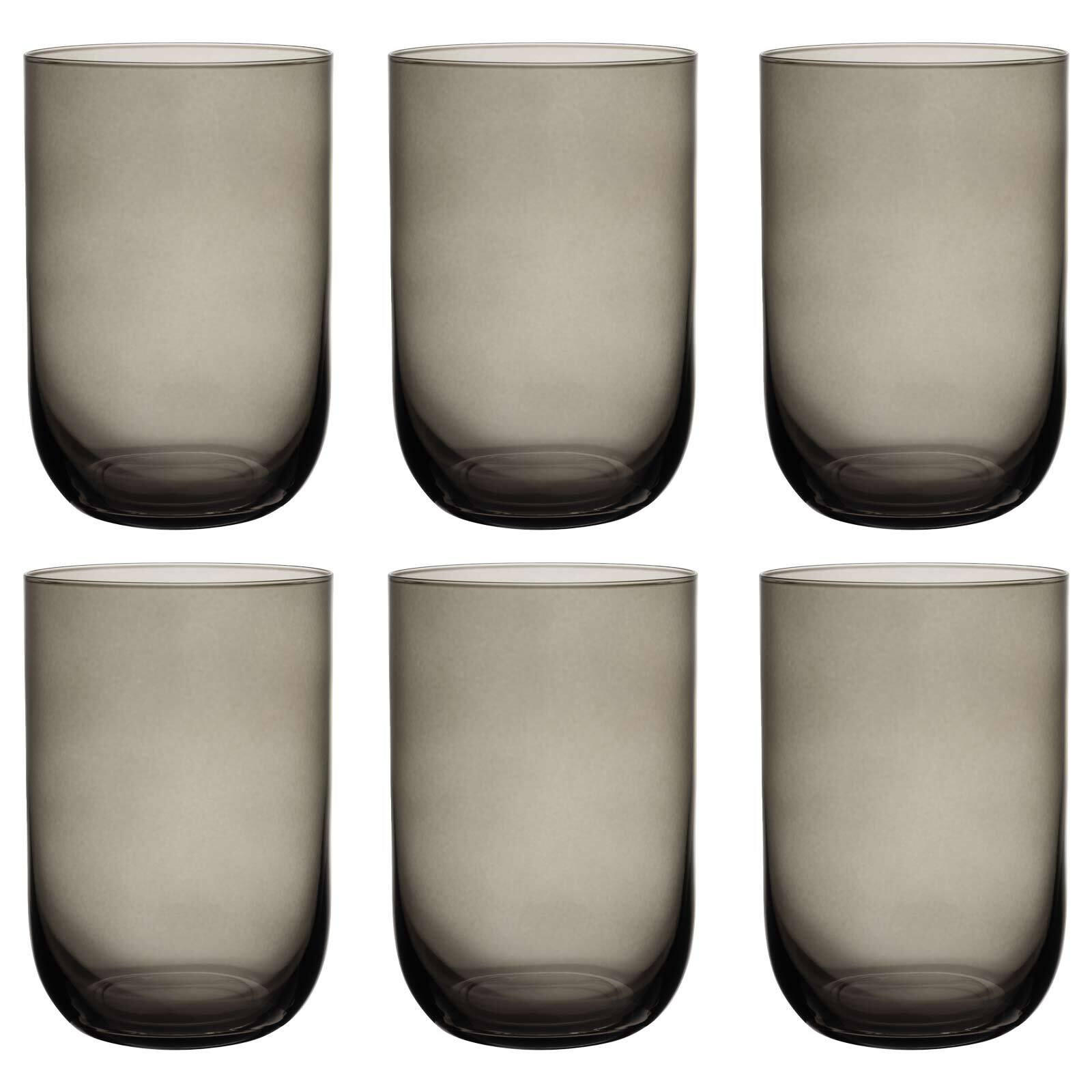 LONGDRINKBECHER Like Glass Smoke 385 ml 6er Set - Grau, Glas (0.385L) - like.Villeroy & Boch