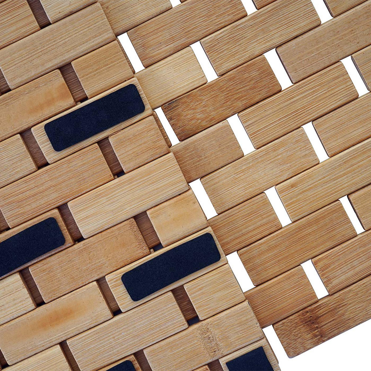 BADEMATTE Braun - Braun, Holz (79/50cm) - MCW