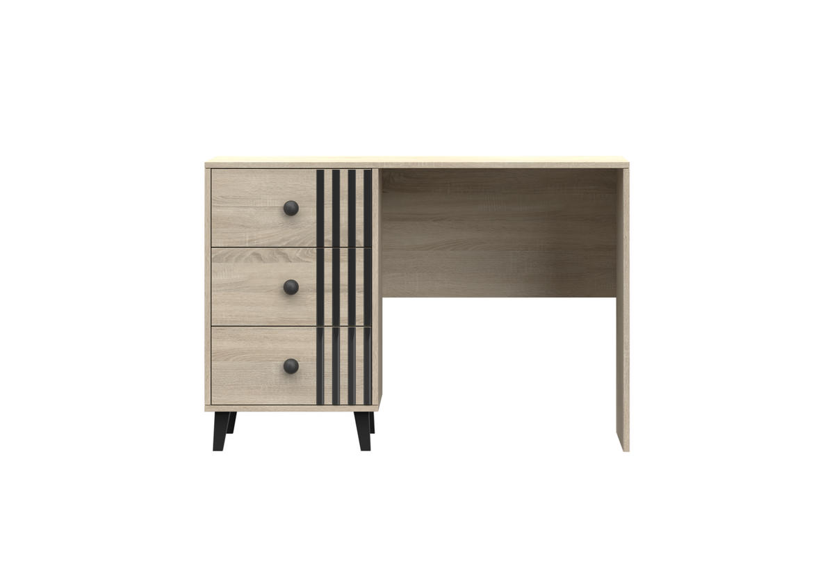 SCHREIBTISCH FORTEN 08 - Sonoma Eiche, Holzwerkstoff (56/110/75cm) - Möblo
