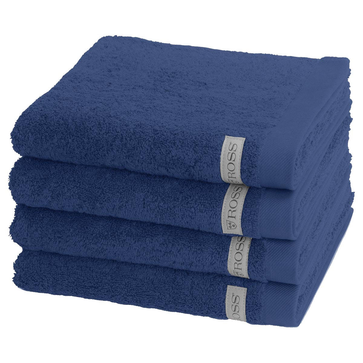 HANDTUCH Sinfonie 4er-Set - Blau, Textil (50/100cm) - Ross
