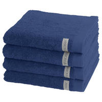 HANDTUCH Sinfonie 4er-Set - Blau, Textil (50/100cm) - Ross
