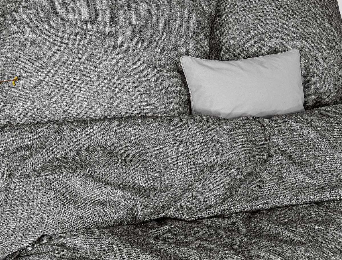 BETTWÄSCHE MINK 8835 - Silberfarben, Textil (140/200cm) - Irisette
