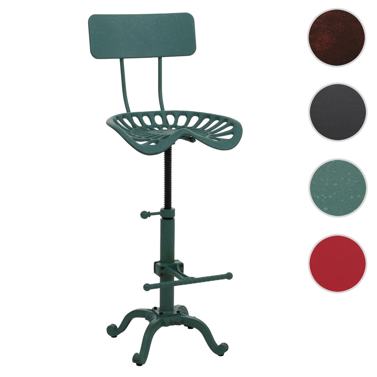 BARHOCKER Grün - Grün, Metall (44/89/36cm) - MCW