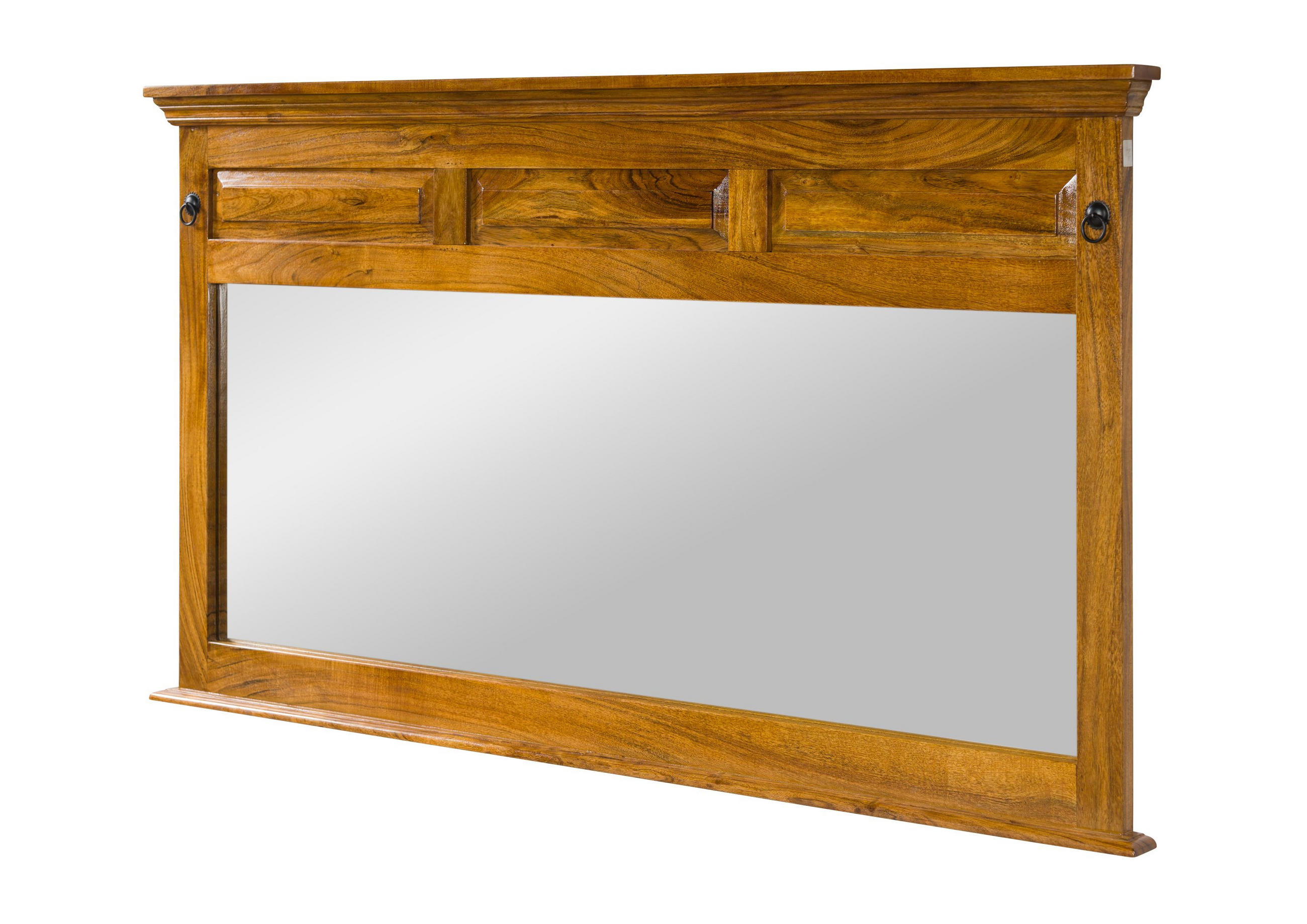 SPIEGEL Akazie 160x7x87 honig lackiert OXFORD #0405 - Braun, Holz (160/87/7cm) - Massivmoebel24