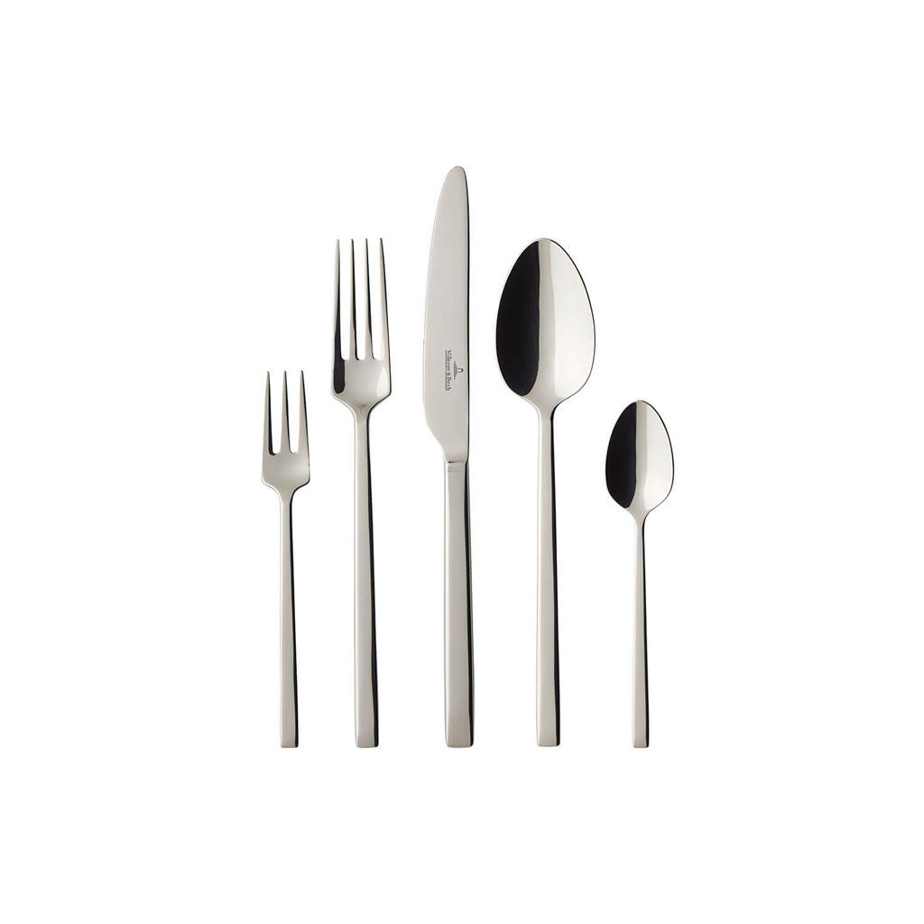 TAFELBESTECK La Classica silber 30er Set - Silberfarben, Metall - Villeroy & Boch