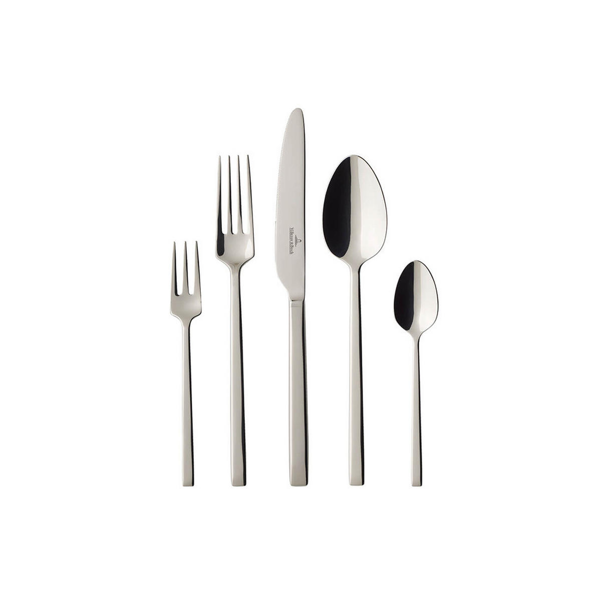 TAFELBESTECK La Classica silber 30er Set - Silberfarben, Metall - Villeroy & Boch