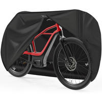 FAHRRADABDECKUNG für 1 Fahrrad - Wasserdicht & UV-beständig - Schwarz, Kunststoff (78.7/119.4/195.6cm)