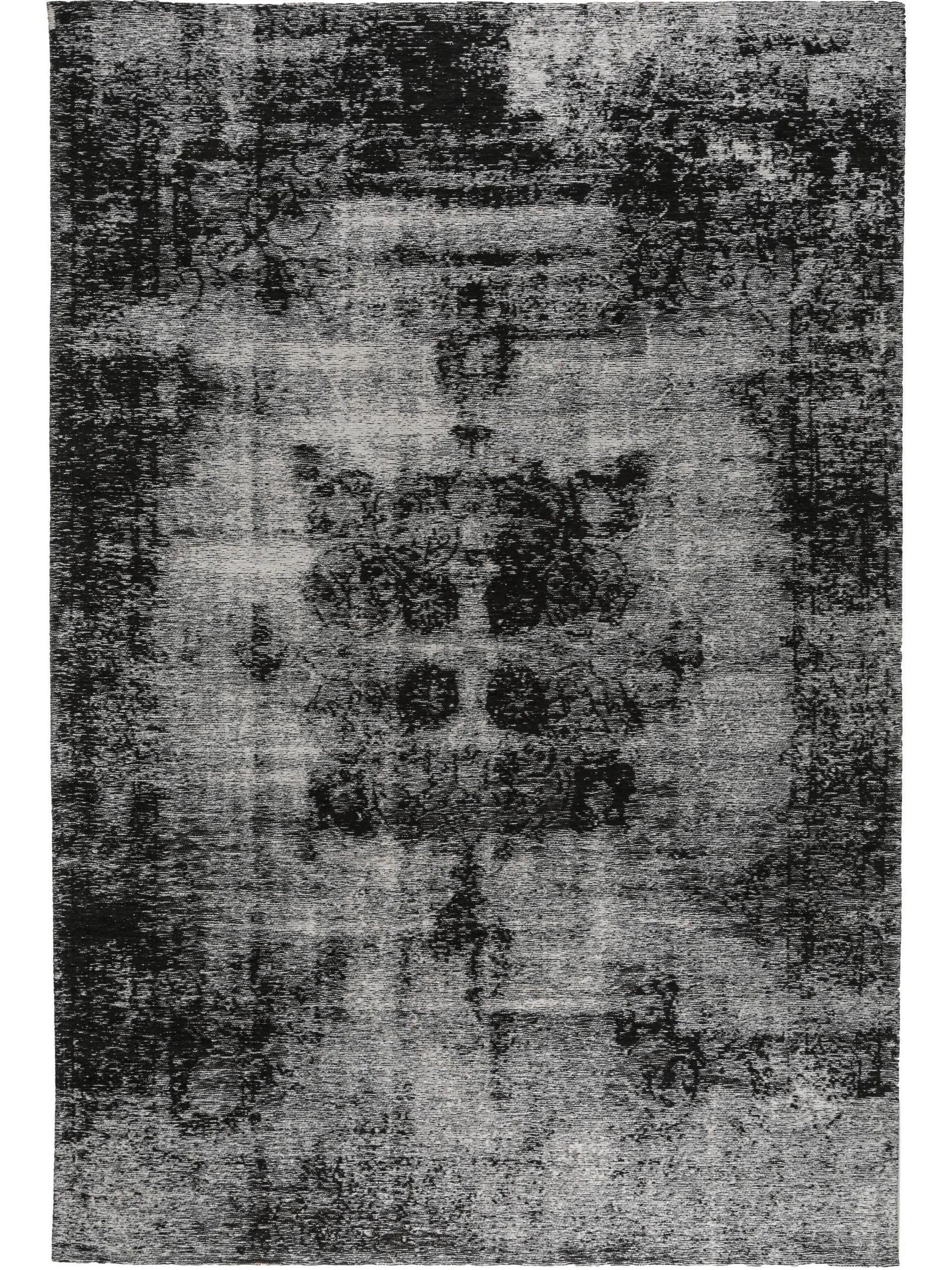 benuta Flachgewebeteppich Schwarz 115x180 cm