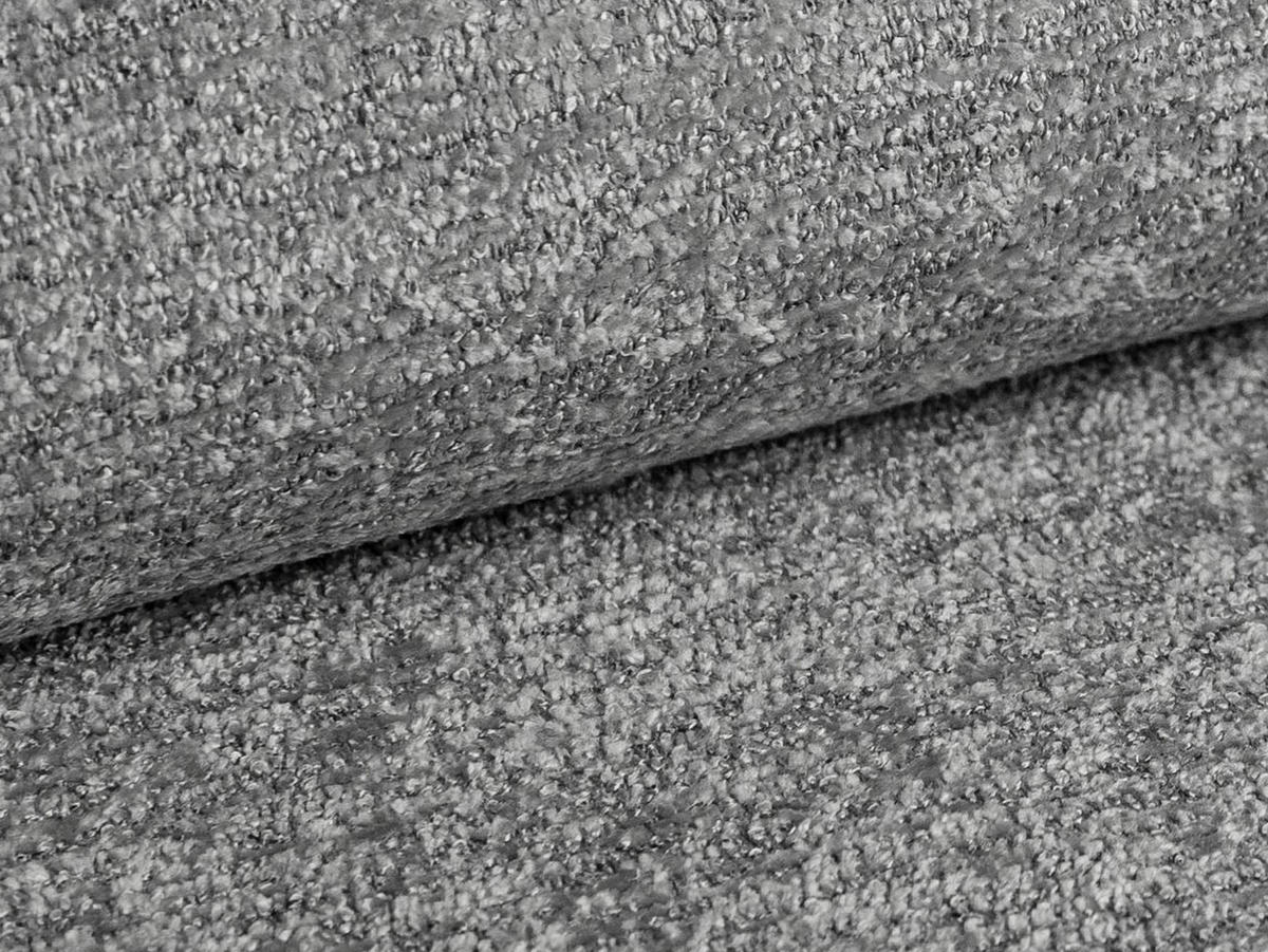 SESSEL Chenille Stoff Grau - Hellgrau/Schwarz, Holzwerkstoff/Textil (93/88/105cm) - Makamii