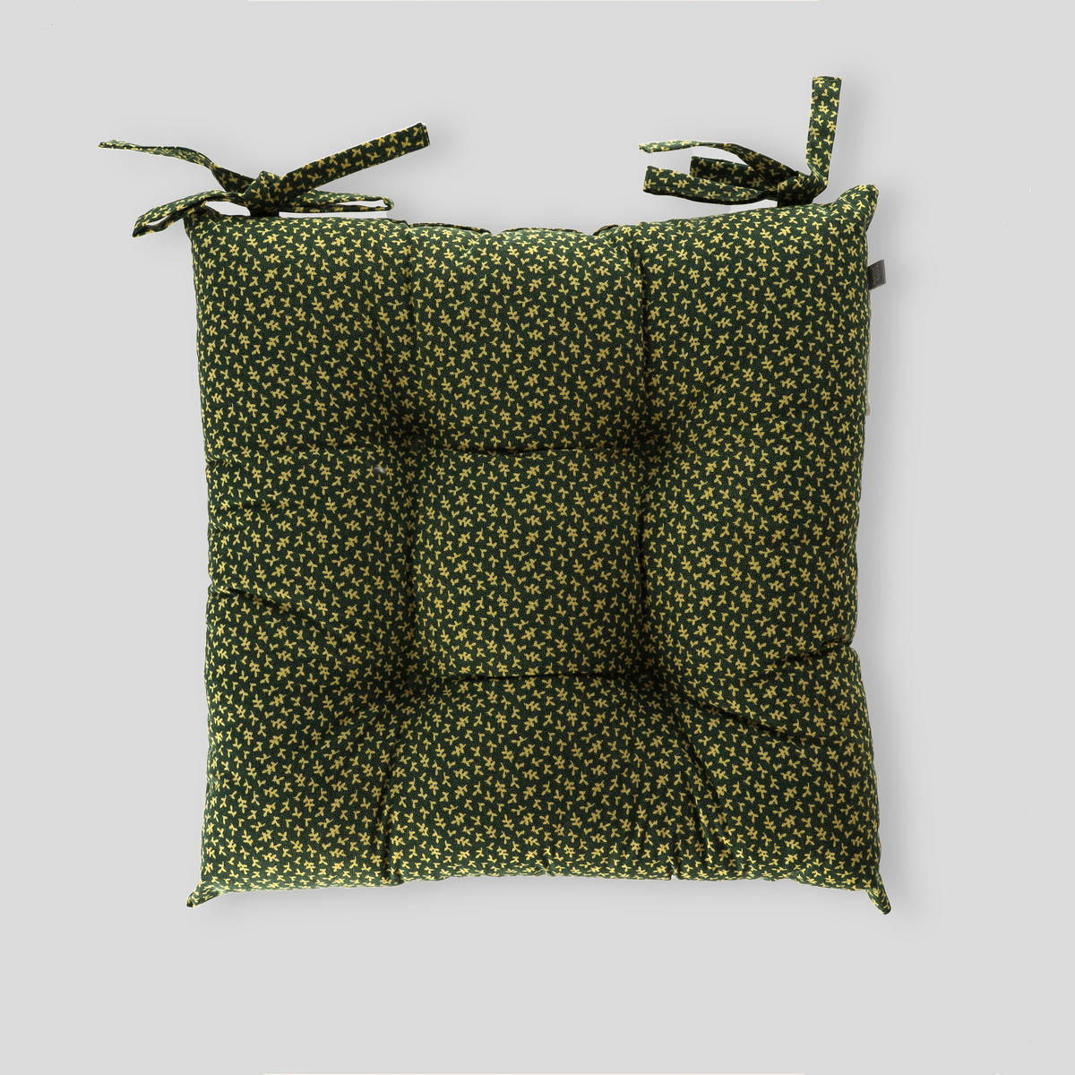 BAUMWOLLSITZ Ravinese - Dunkelgrün, Textil (40/40/8cm) - home&you