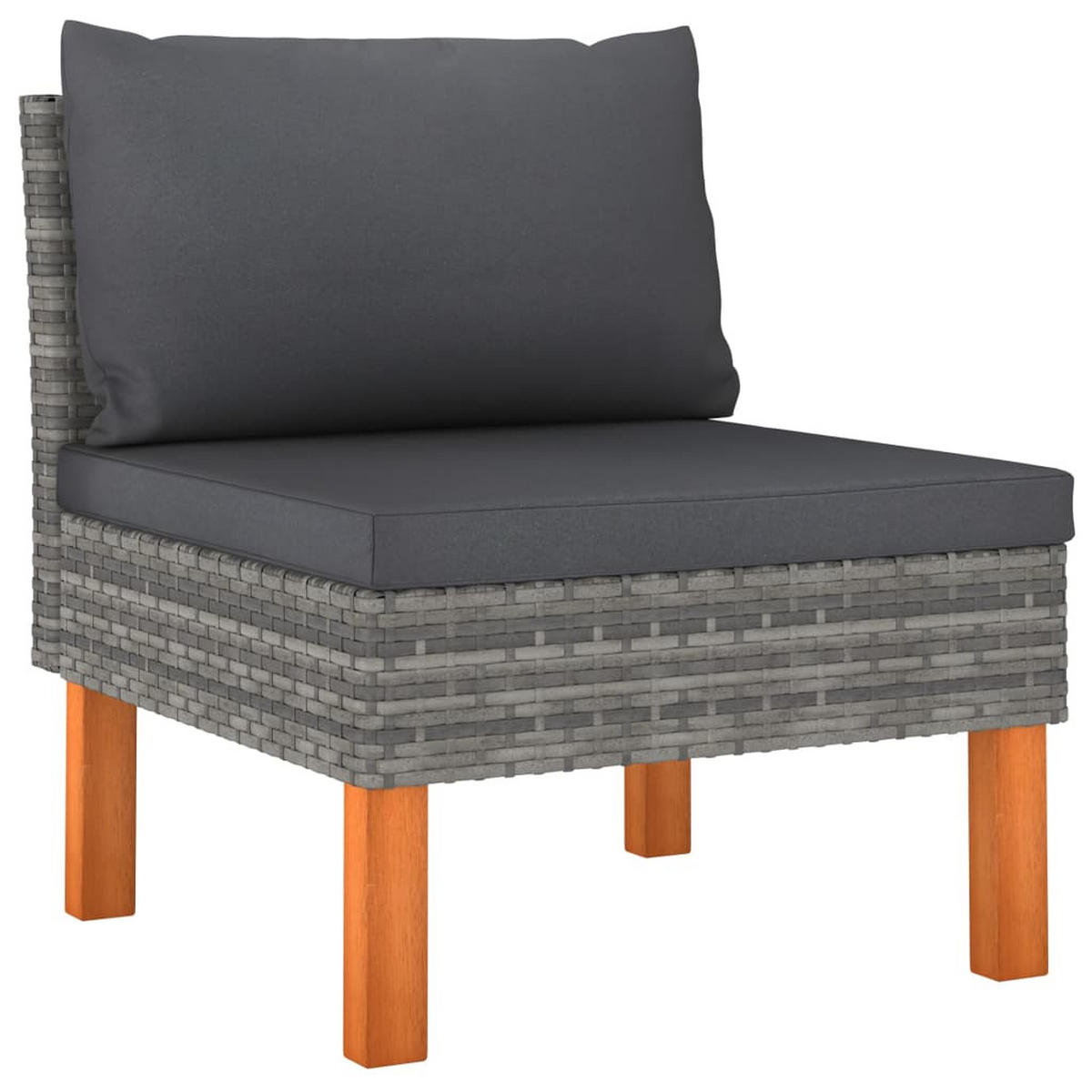 GARTENSET Yazdani 8-teilig - Grau, Metall - Nettlife
