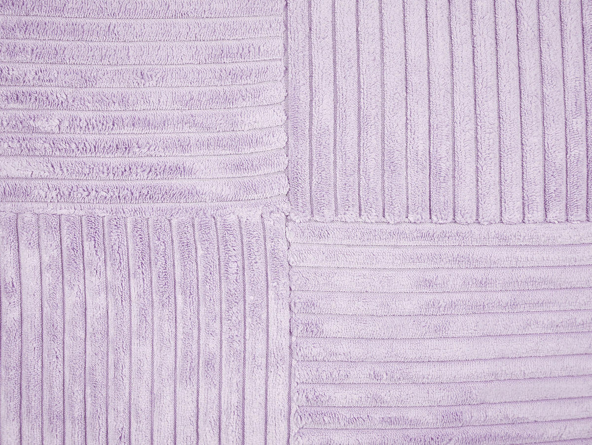 DEKOKISSEN CORD 2er-Set Violett 43/43 cm Millet - Violett, Textil (43/43cm) - Beliani