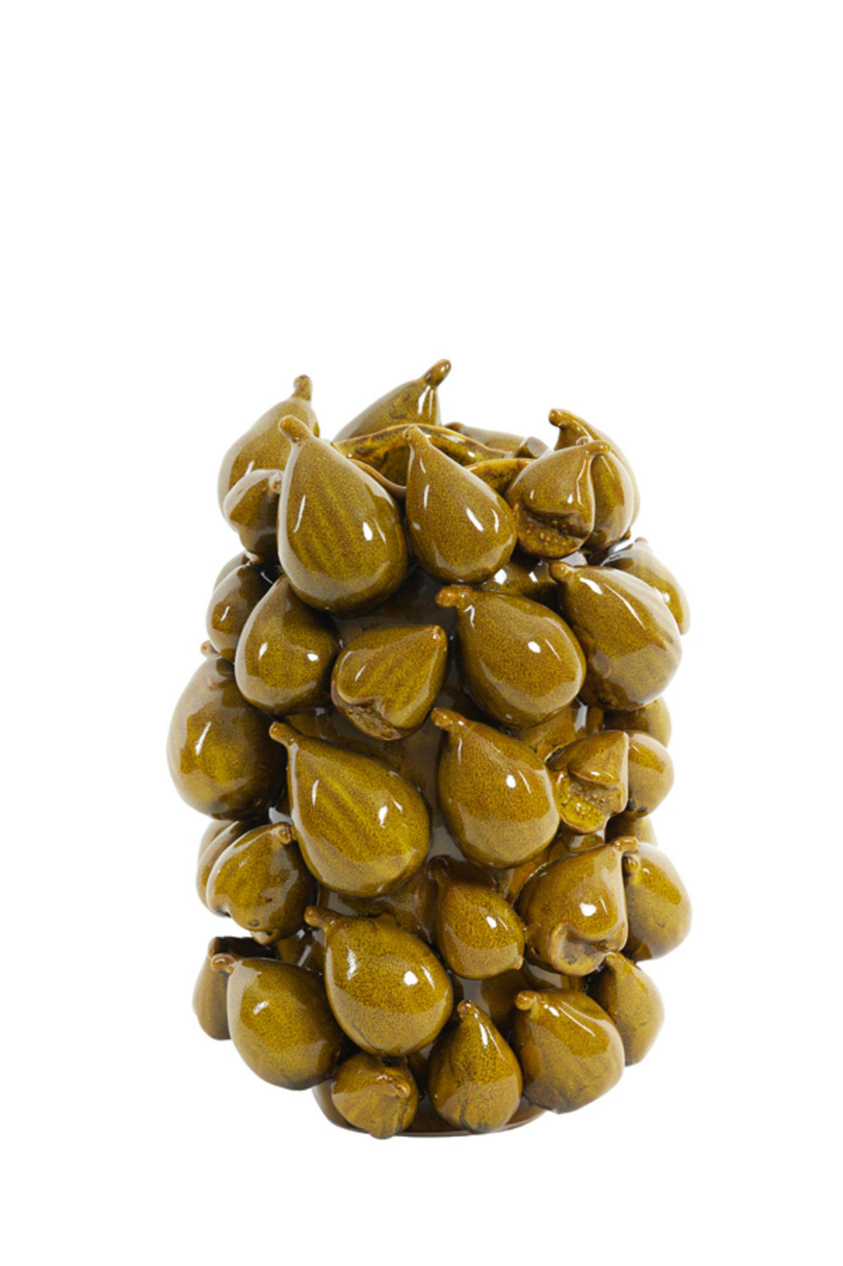 VASE Natalia Gelb Ø23,5/32,5 cm - Gelb, Keramik (32.5cm) - Light & Living