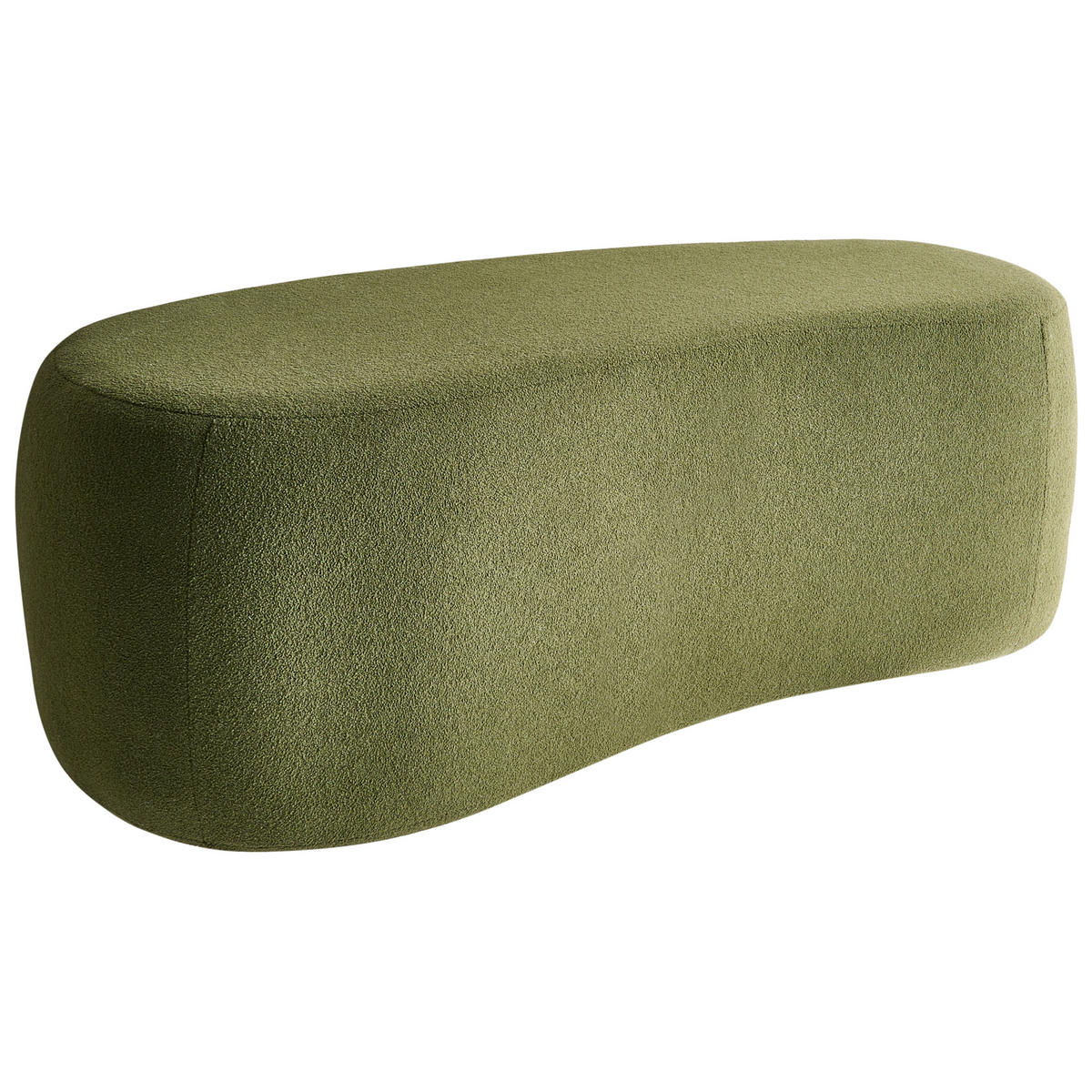 POUF Grün Bayard - Grün, Textil (115/43/56cm) - Beliani