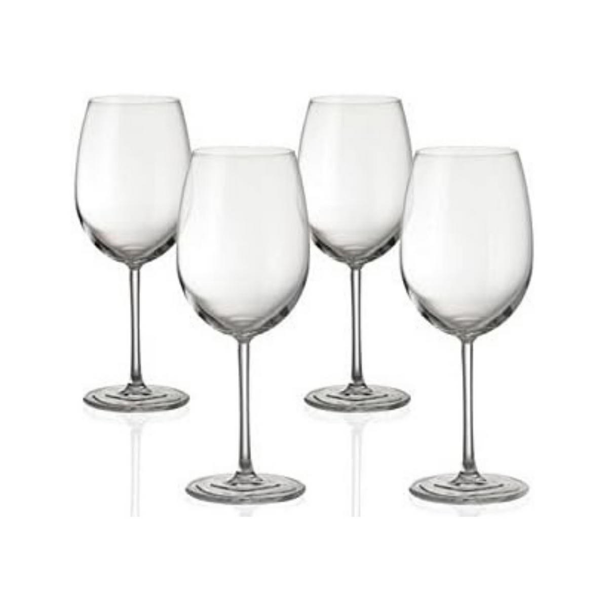 WEISSWEINGLÄSER WAVES 6er Set Klar, 580 ml, Kristallglas, Weingläser, Trinkgläser, Rotweinglas, Glasbecher, Tischdekoration, Genussmomente - Transparent, Glas - Tefal