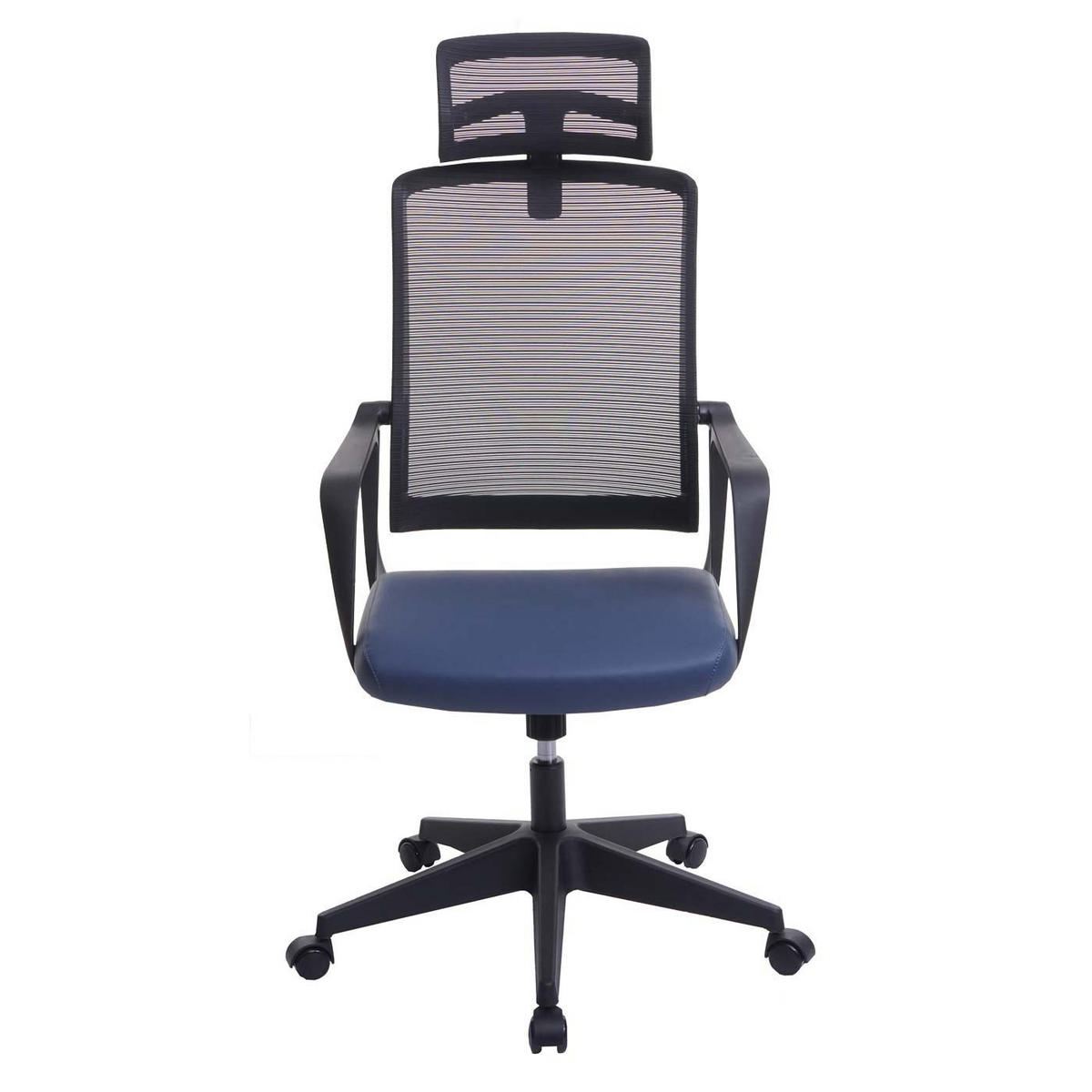 BÜROSTUHL Blau - Blau, Textil (64/128/66cm) - Jamb