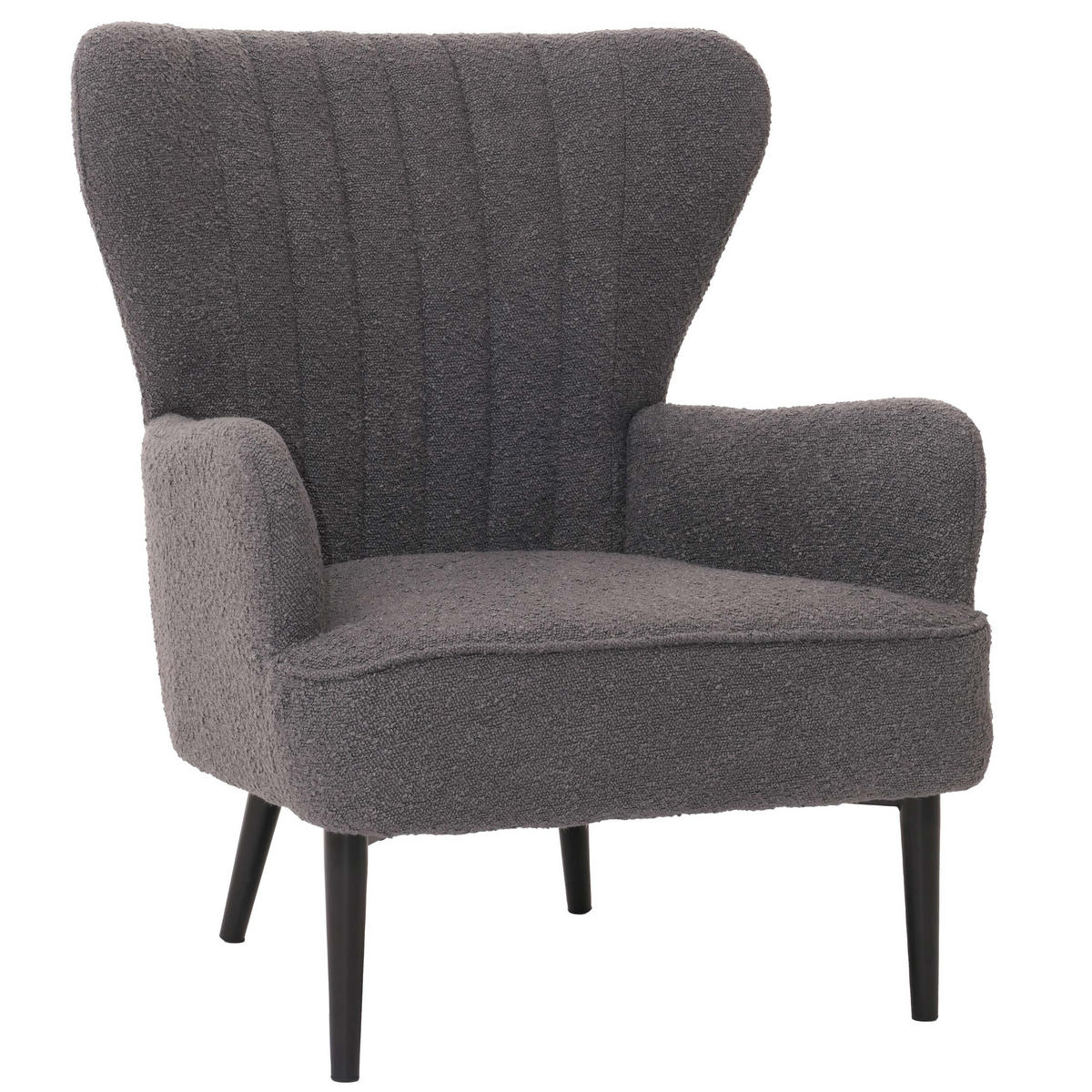 LOUNGE-SESSEL Grau - Grau, Textil (75/80/78cm) - MCW