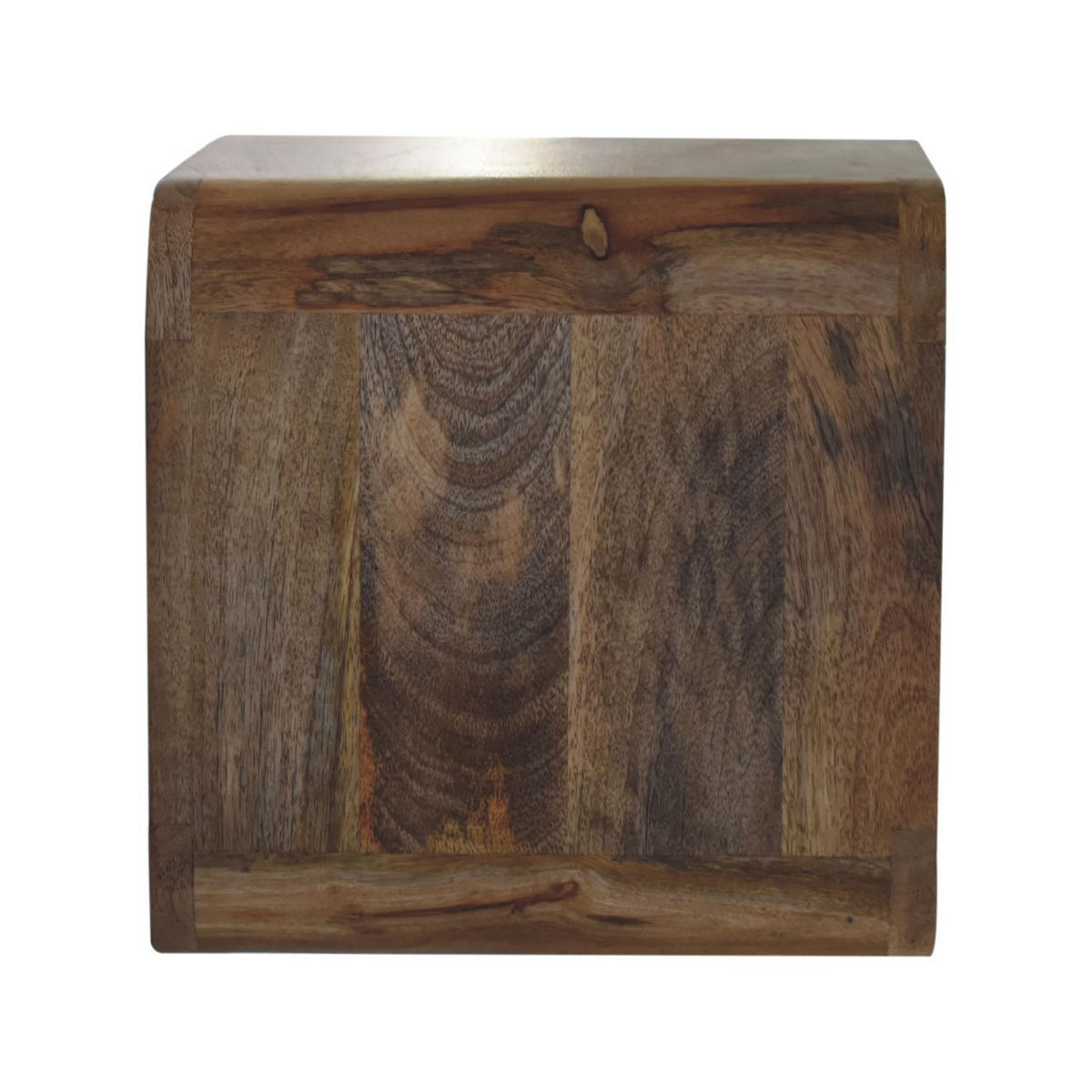 NACHTTISCH Levitate, Wandmontiert, Offenes Fach , Braun - Beige/Messingfarben, Holz/Metall (30/25/25cm) - Artisan Furniture