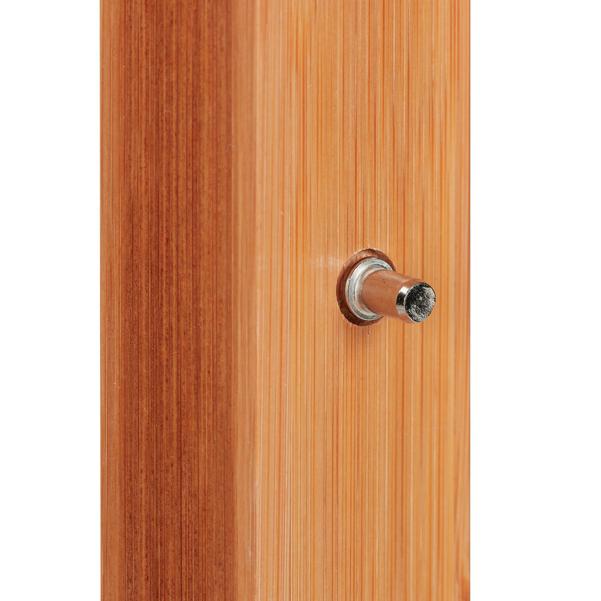 WANDREGAL - Hellbraun, Holz (52/58.5/21cm) - Relaxdays