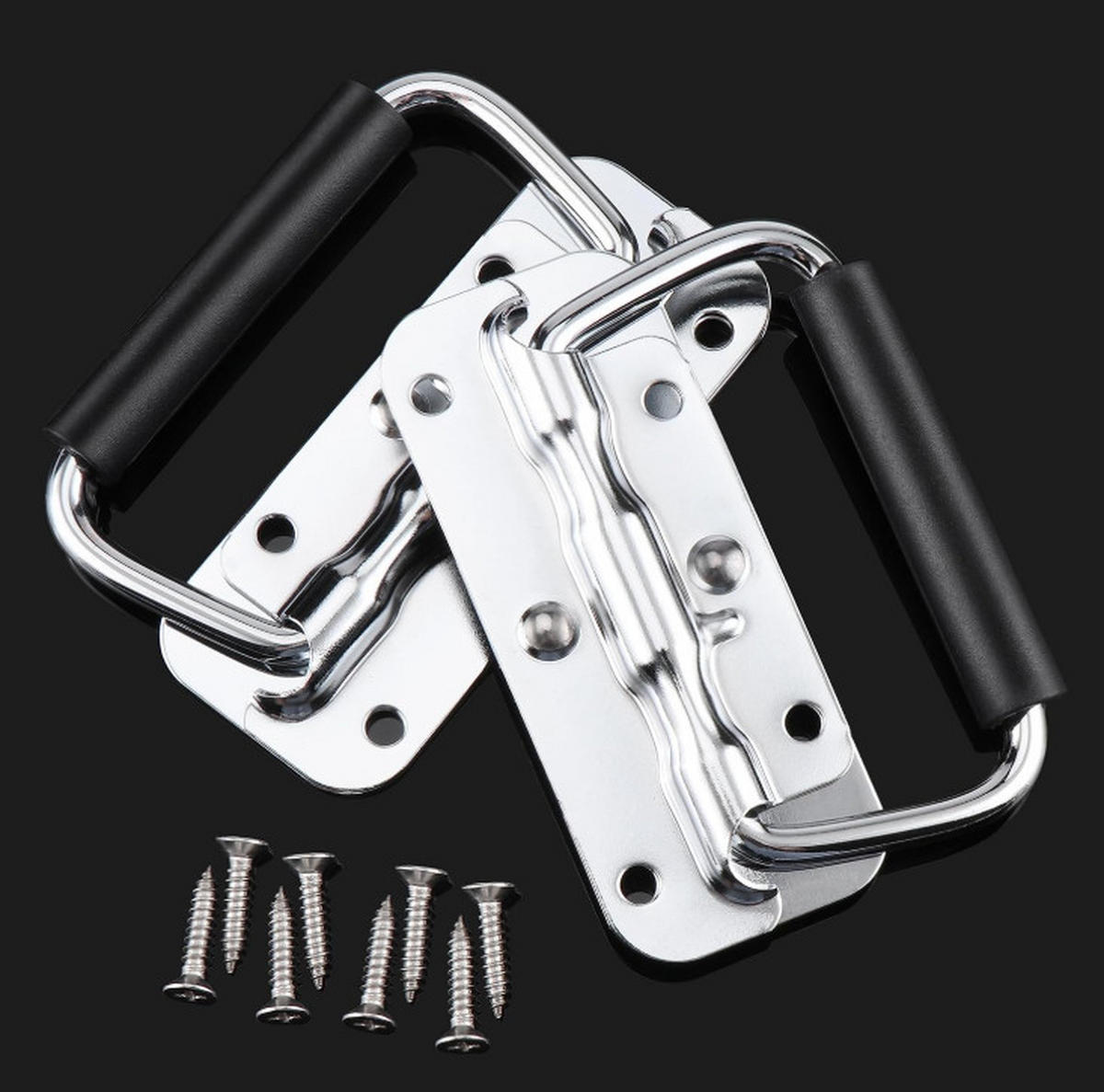 MÖBELGRIFF 4er-Set - Silberfarben, Metall (4.1/5/10cm)