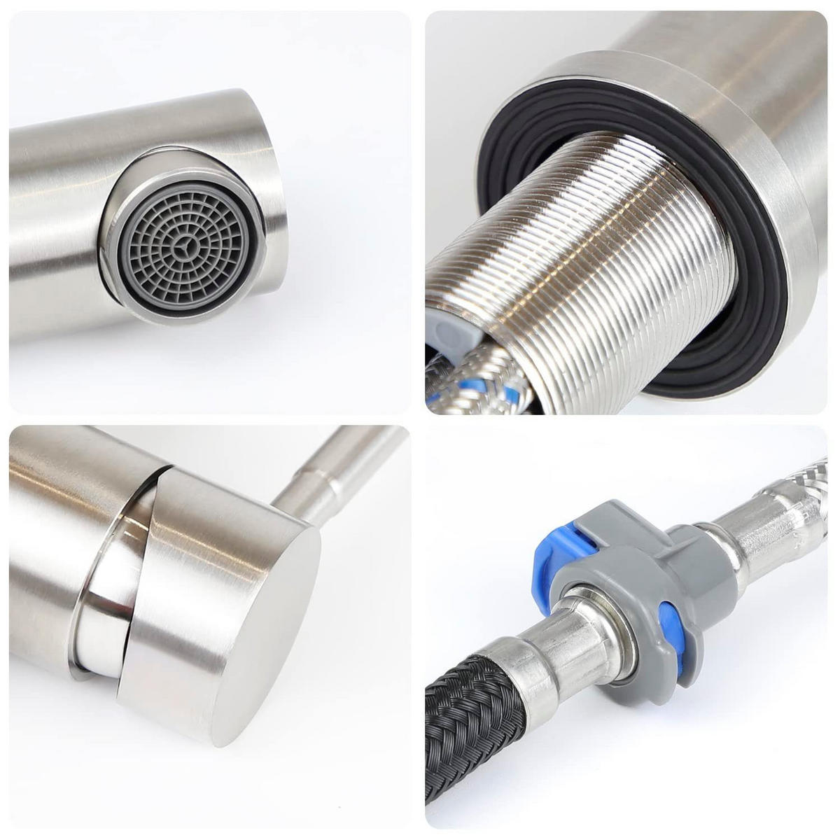 WASCHTISCHARMATUR LURLINE 16/5/21 cm - Silberfarben, Metall (5/21/16cm) - Nettlife