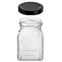 GEWÜRZGLAS quadratisch 170 ml Transparent - Transparent, Glas (5.5/9.5/5.5cm) - Orion 