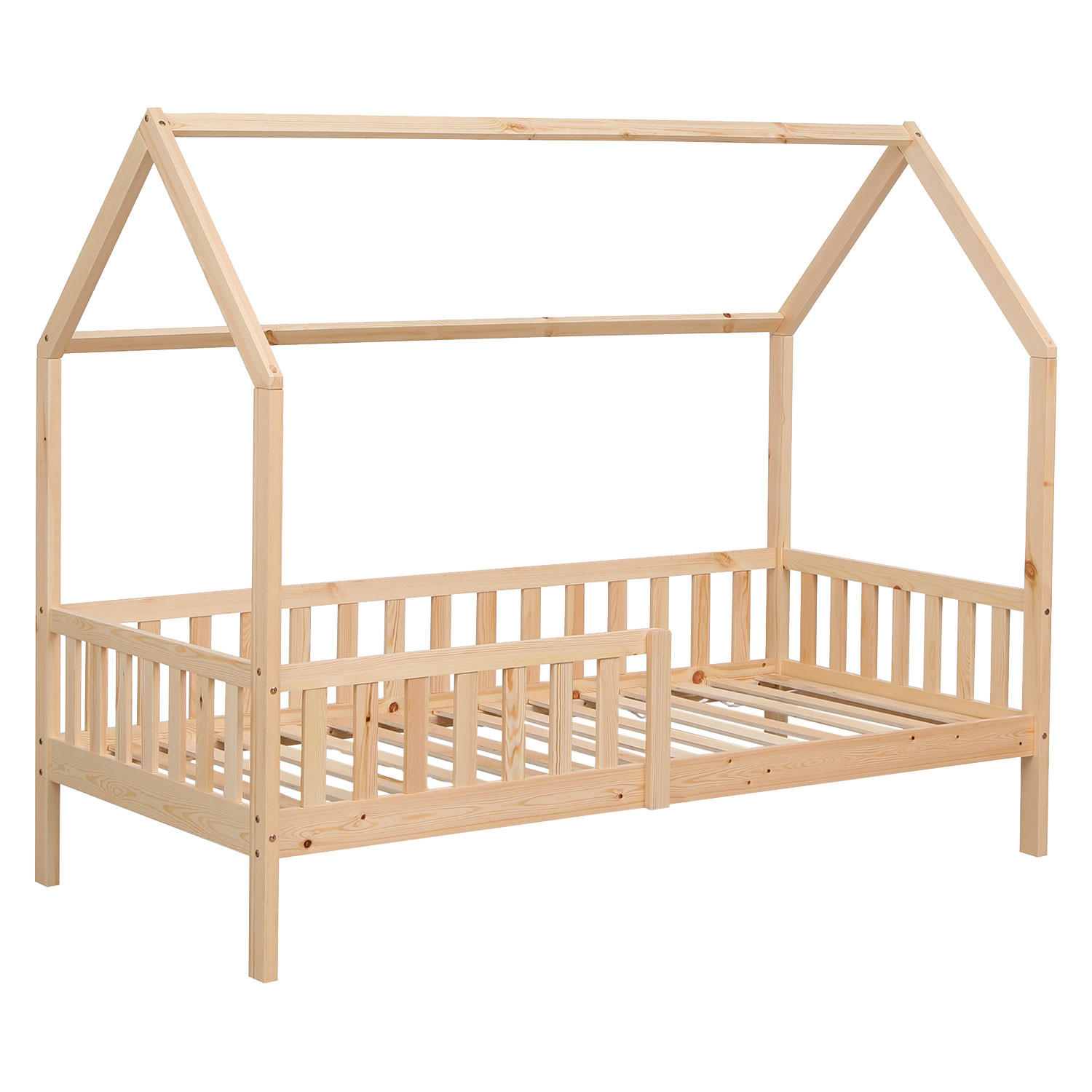 KINDERBETT Marceau Holz 190/90 cm - Braun, Holz - Happy Garden