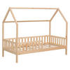 KINDERBETT Marceau Holz 190/90 cm - Braun, Holz - Happy Garden
