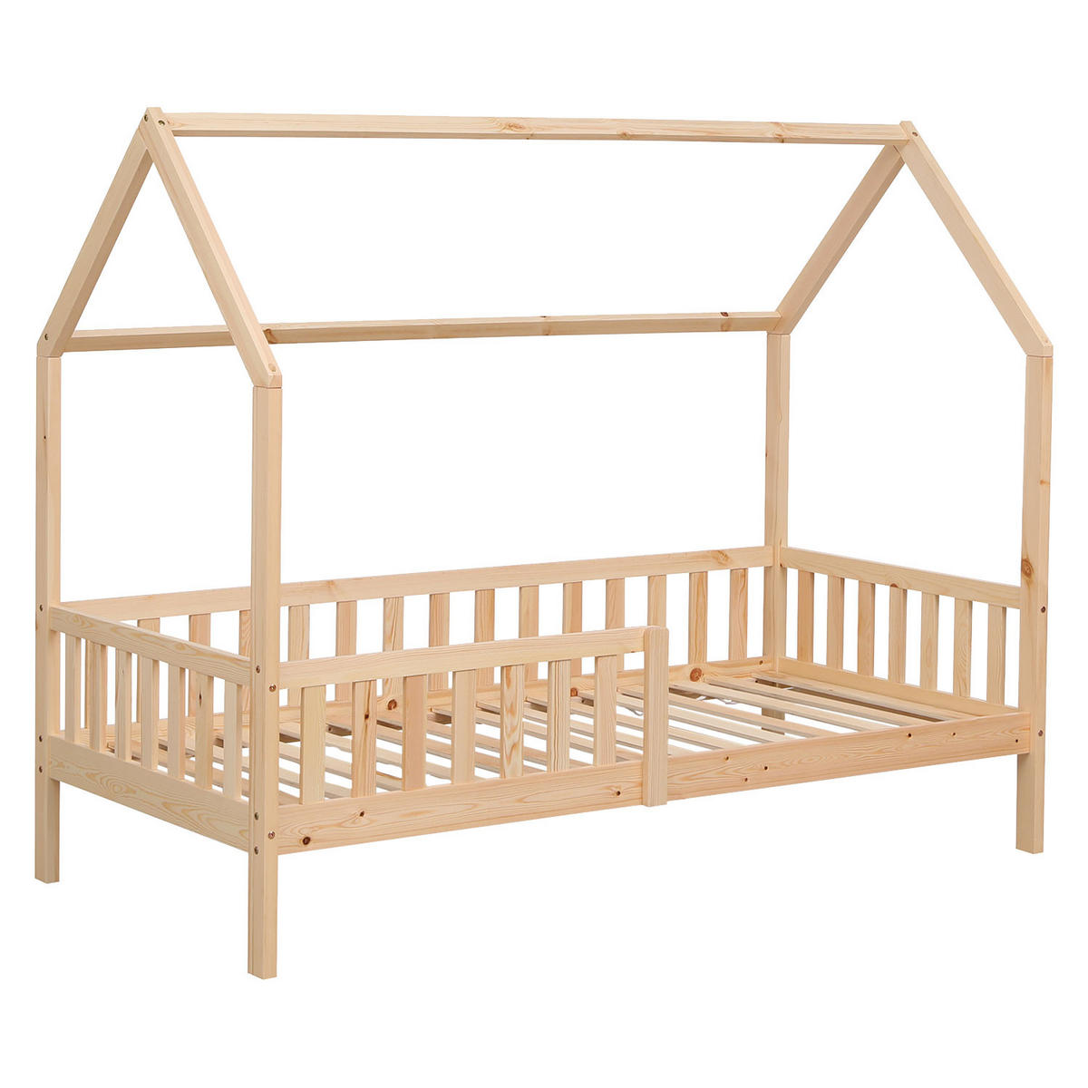 KINDERBETT Marceau Holz 190/90 cm - Braun, Holz - Happy Garden