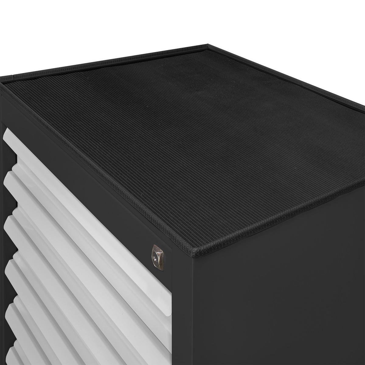 SCHUBLADENSCHRANK Kobra mit 10 Schubladen + Gummiauflage 90x71x55cm Anthrazitgrau/Lichtgrau - Anthrazit/Grau, Metall (71/90/55cm) - PROREGAL