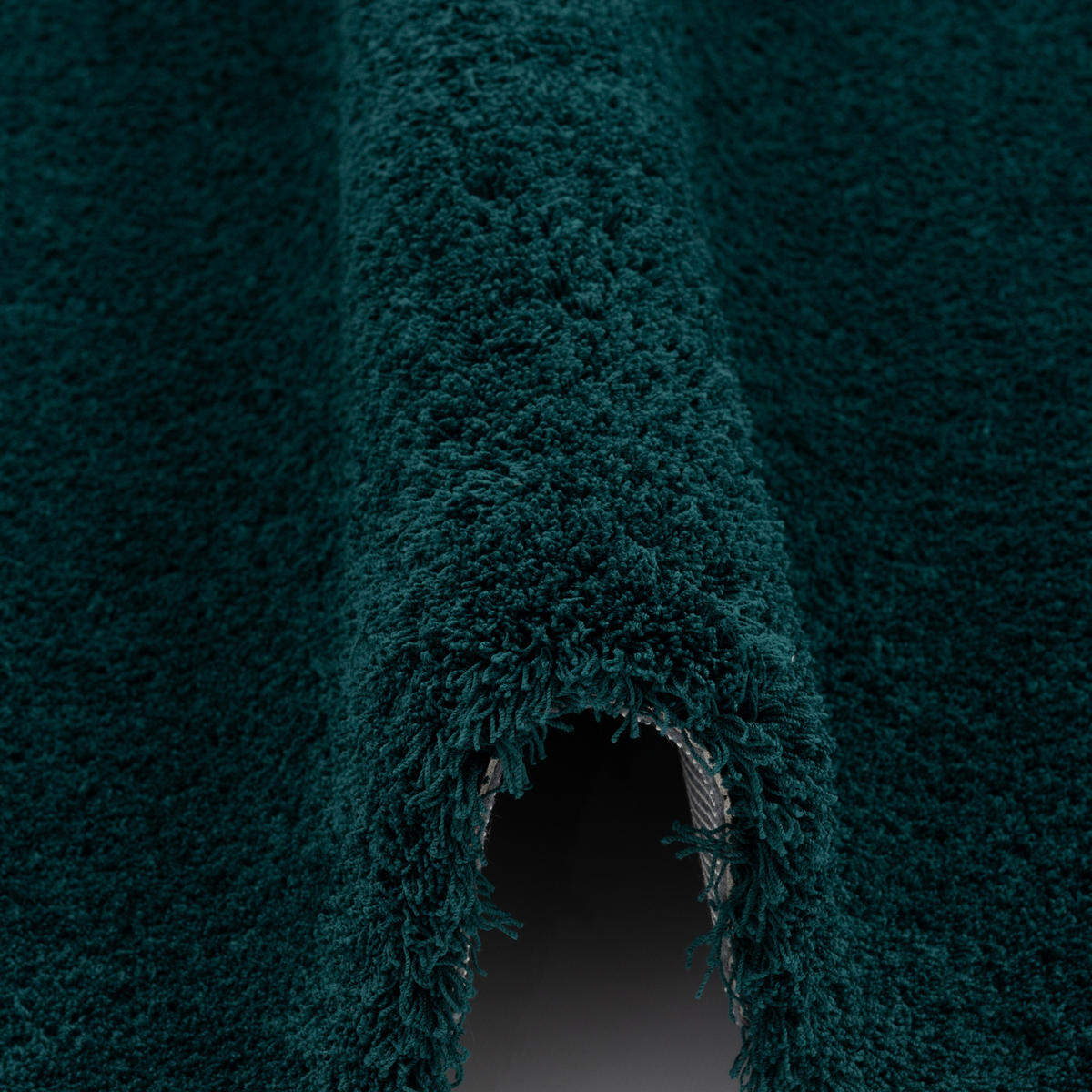 LUXUS HOCHFLOR LANGFLOR TEPPICH HARMONY - Petrol, Textil (80/240cm) - Snapstyle