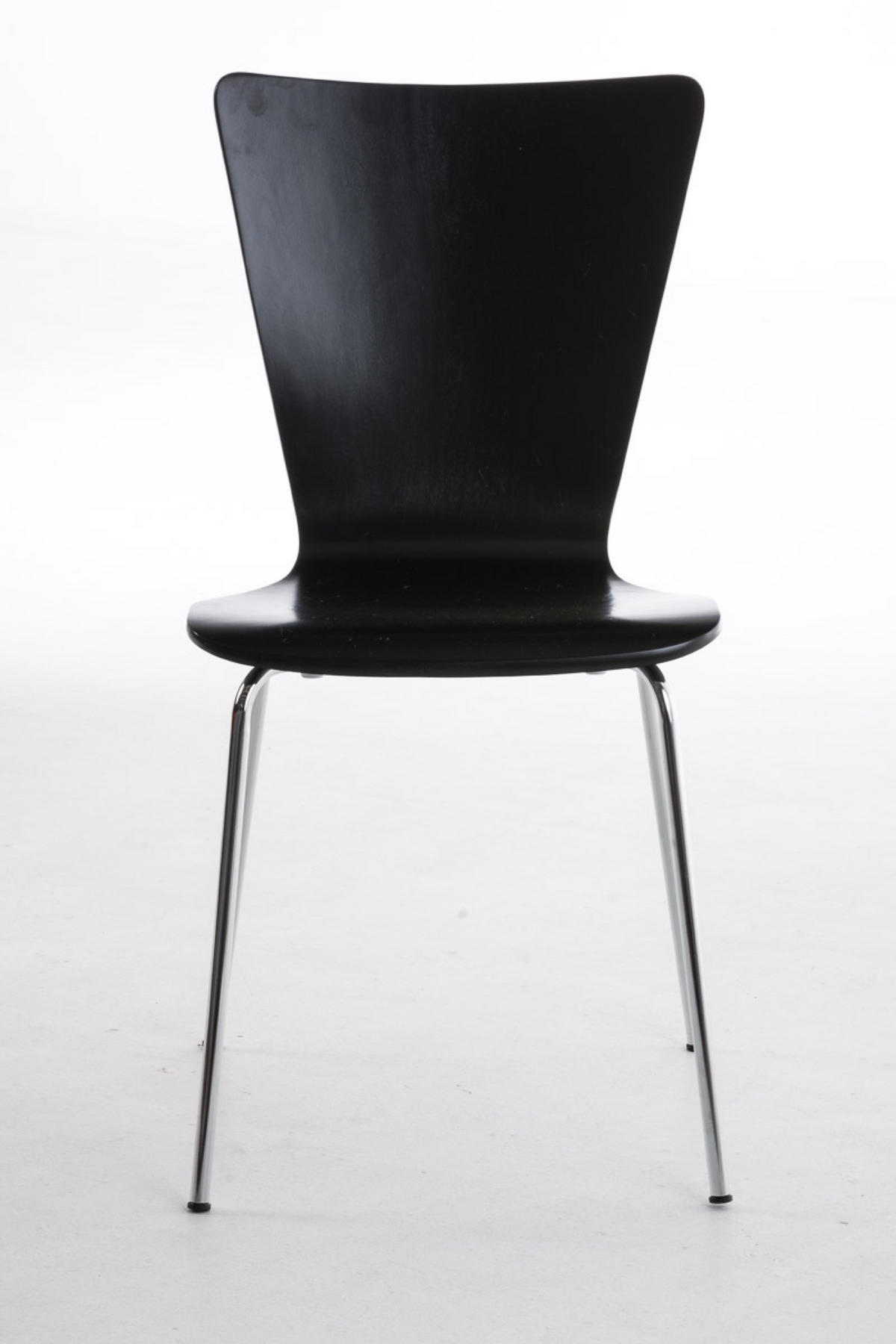 BESUCHERSTUHL Almere - 2er Set schwarz - Schwarz, Holz (43/84/50cm) - TPFLiving