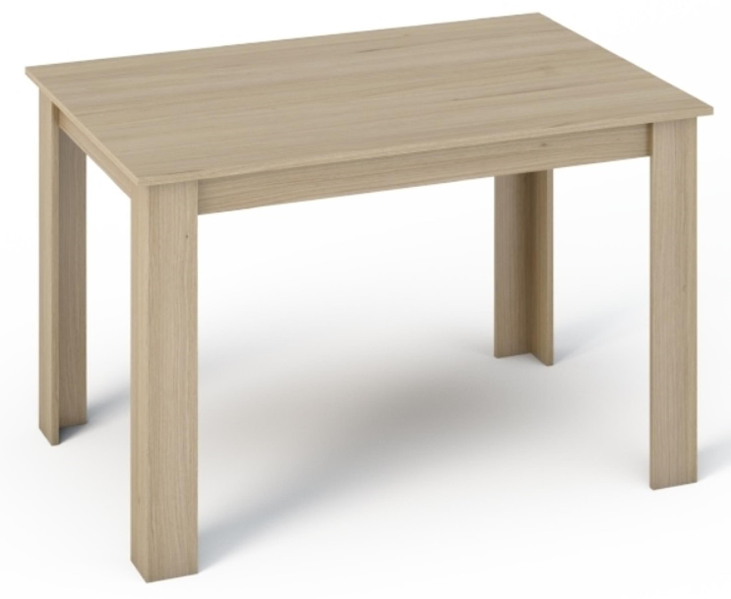 TISCH Kongo Sonoma Eiche 120/80/75 cm Schlichte - Sonoma Eiche, Holzwerkstoff (80/120/75cm) - Matkam Möbel