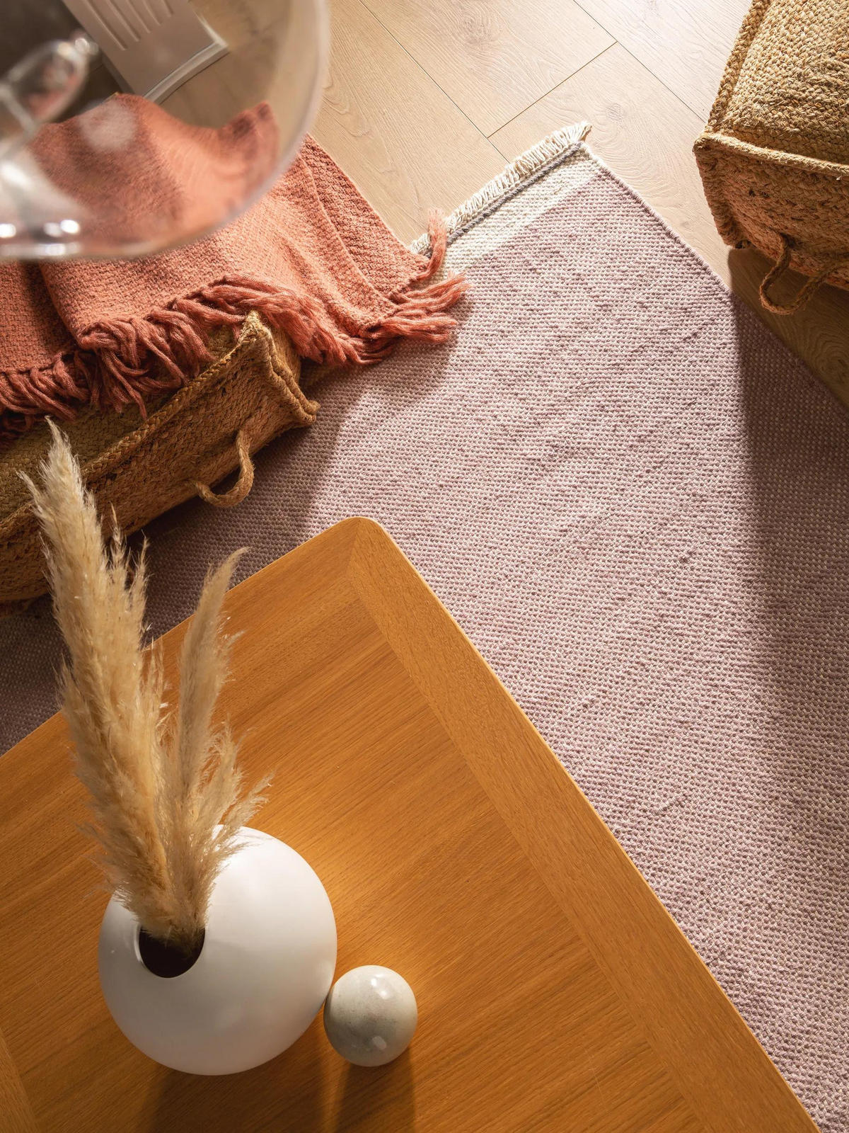 VLNĚNÝ koberec Karla Růžová 120x170 cm - růžová, textil/přírodní materiály (120/170cm) - benuta Pop